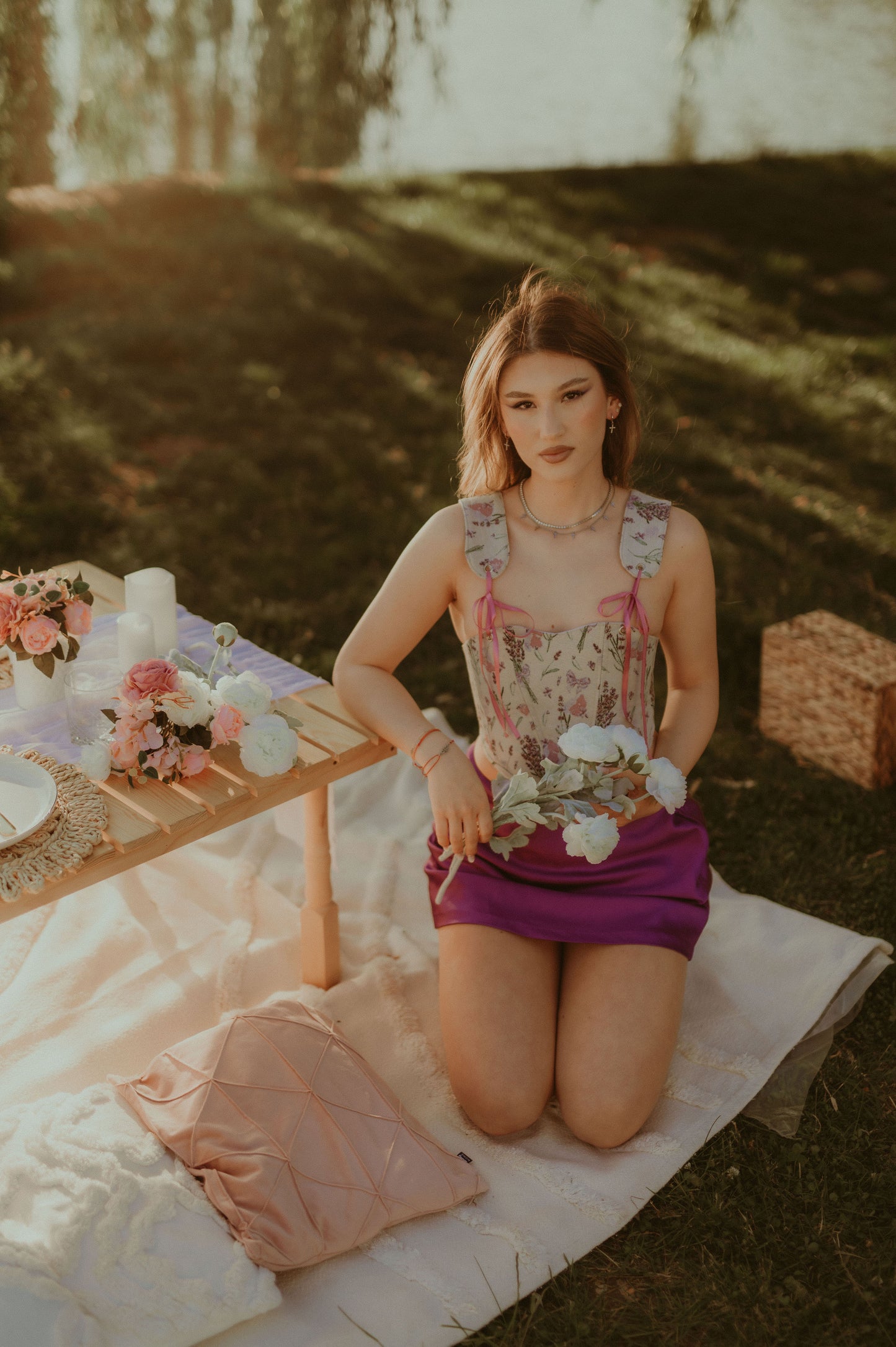 “Liliac Hour” Corset Top