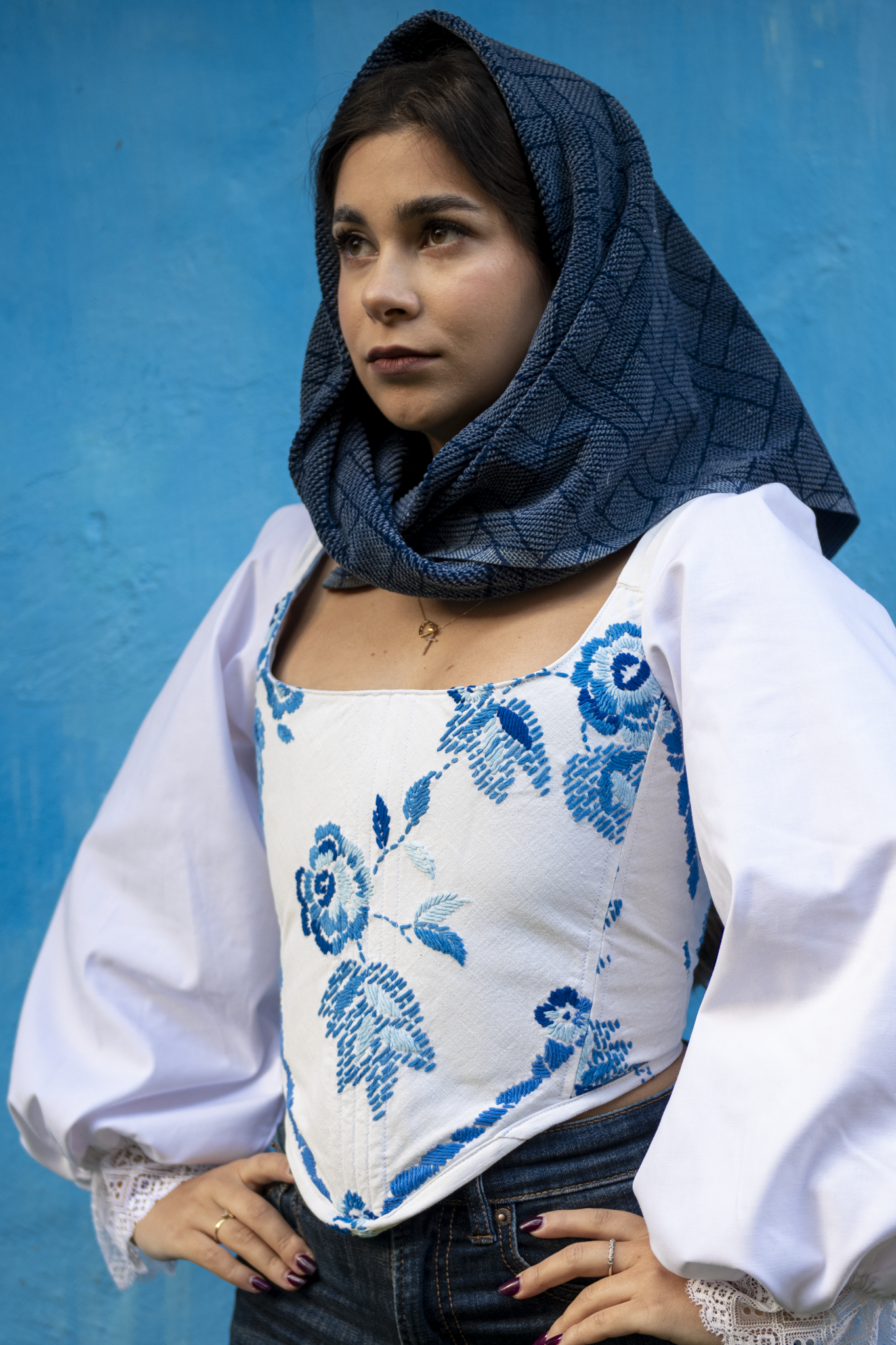 “Ielele” Corset Top with sleeves