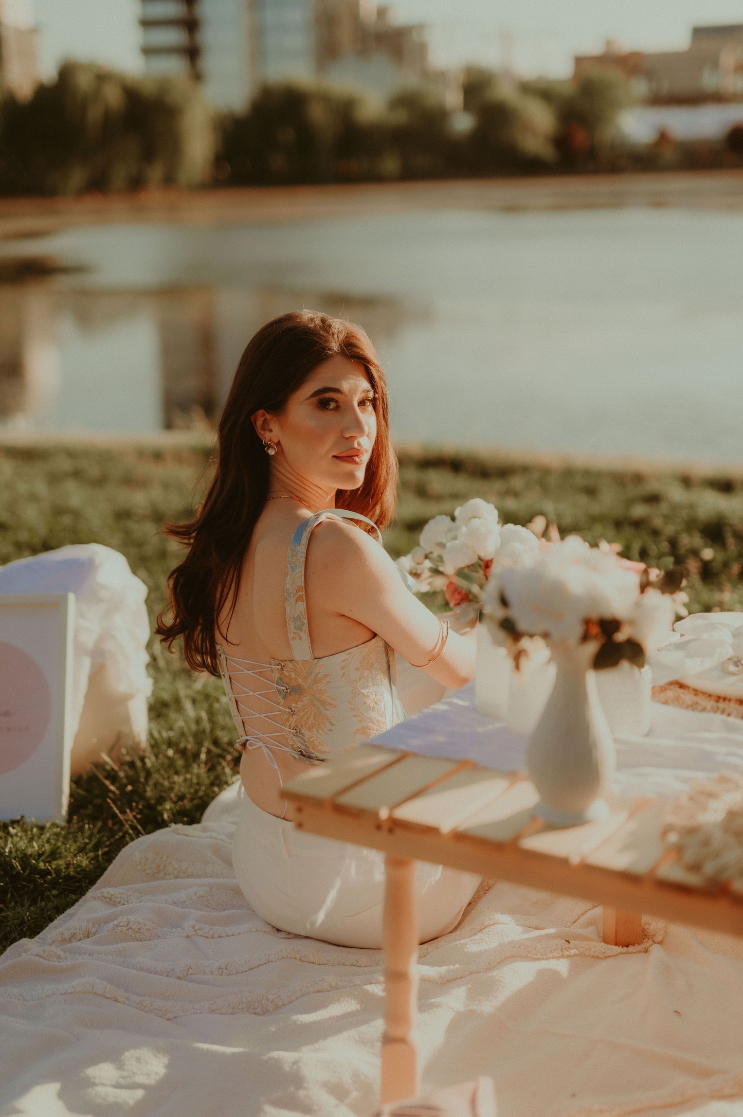 “Porcelain Dream” Corset Top