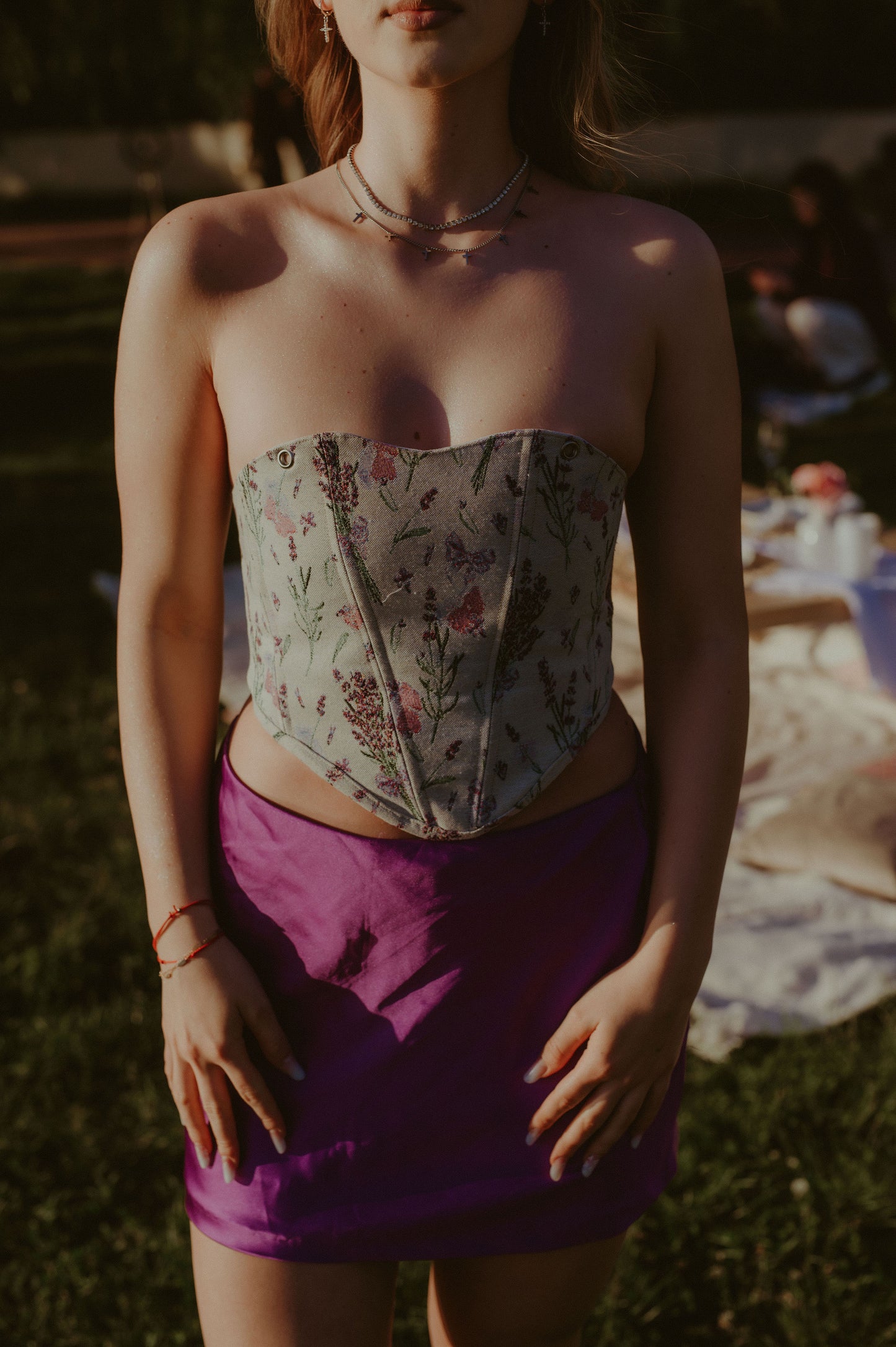 “Liliac Hour” Corset Top