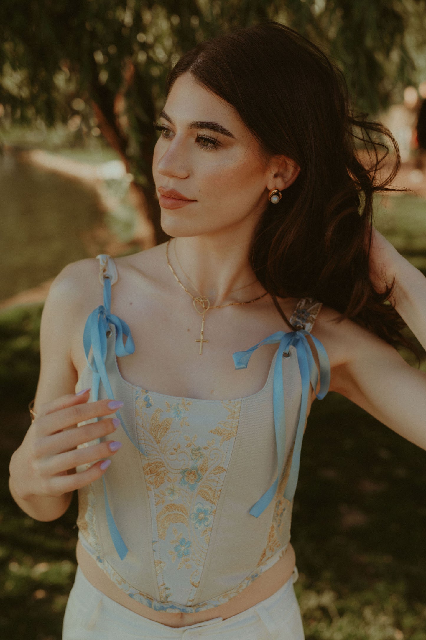“Porcelain Dream” Corset Top