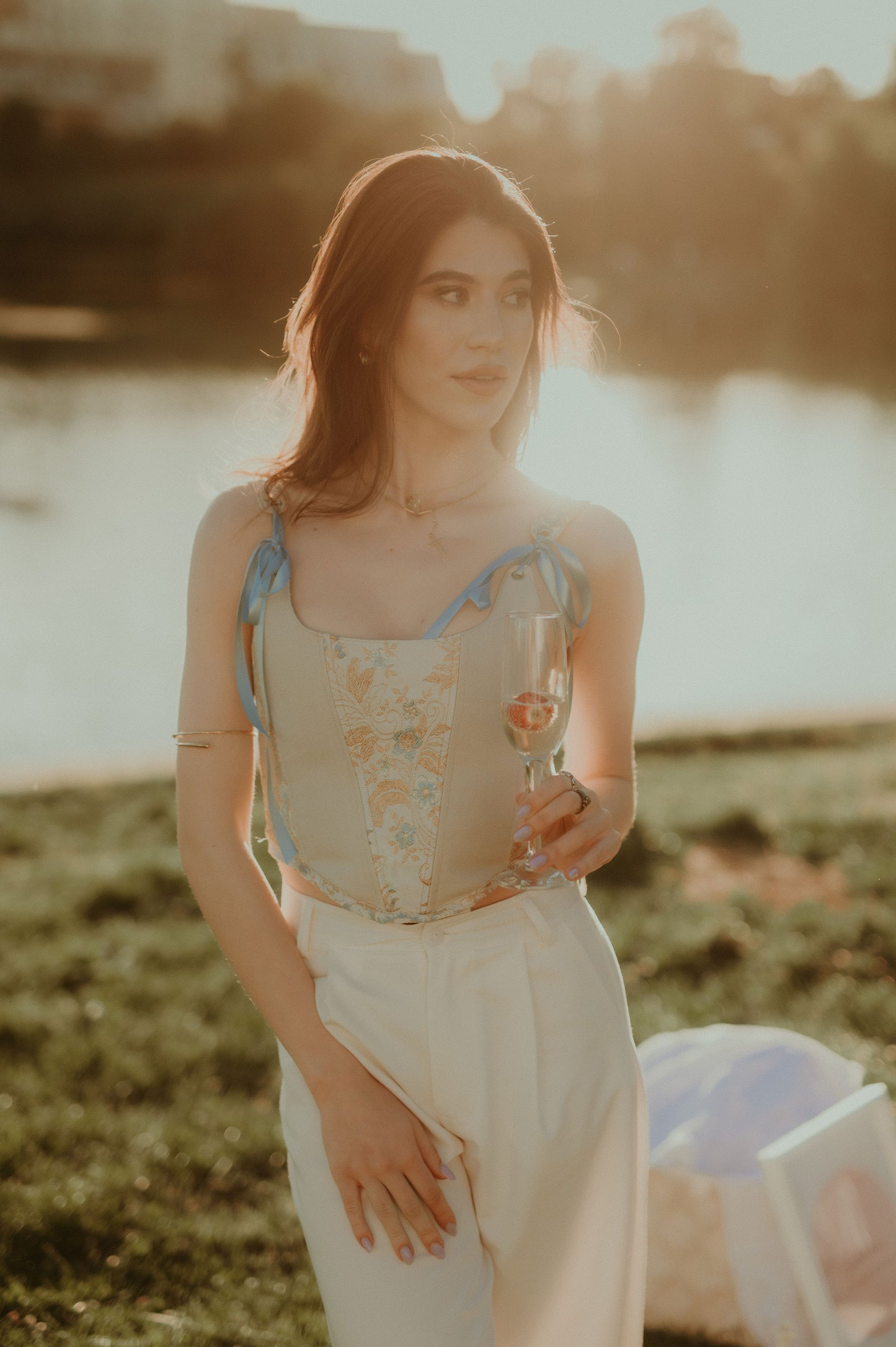 “Porcelain Dream” Corset Top
