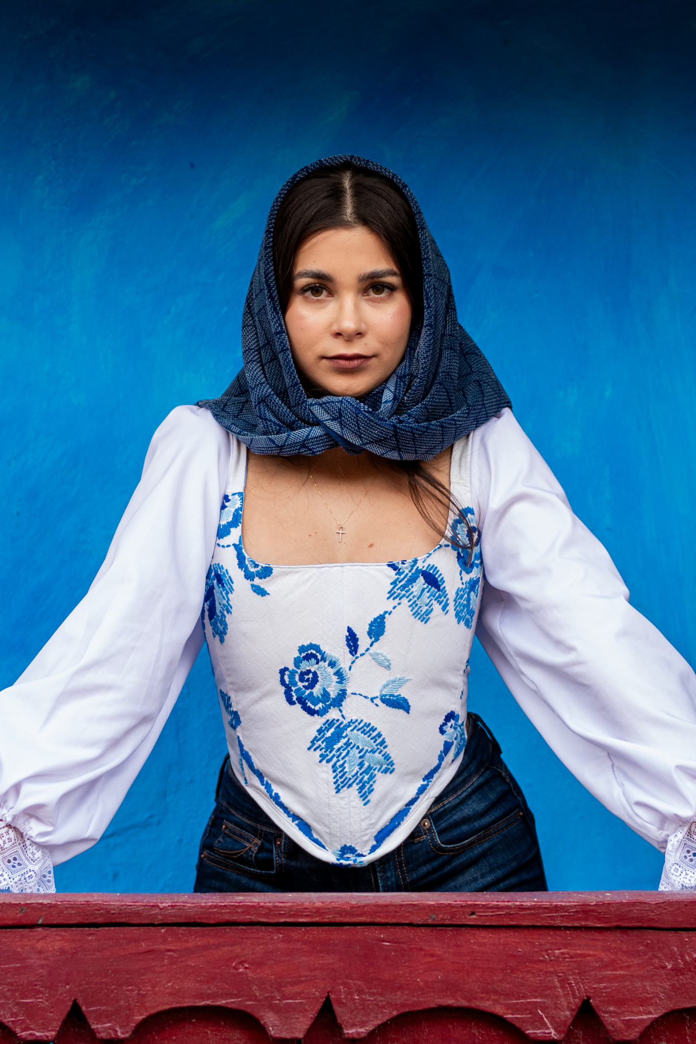 “Ielele” Corset Top with sleeves
