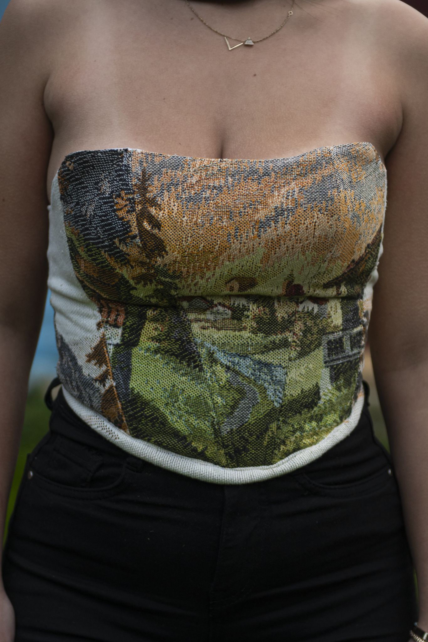 “Miorița” Corset Top