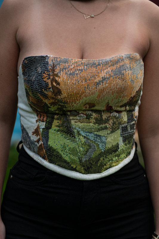 “Miorița” Corset Top