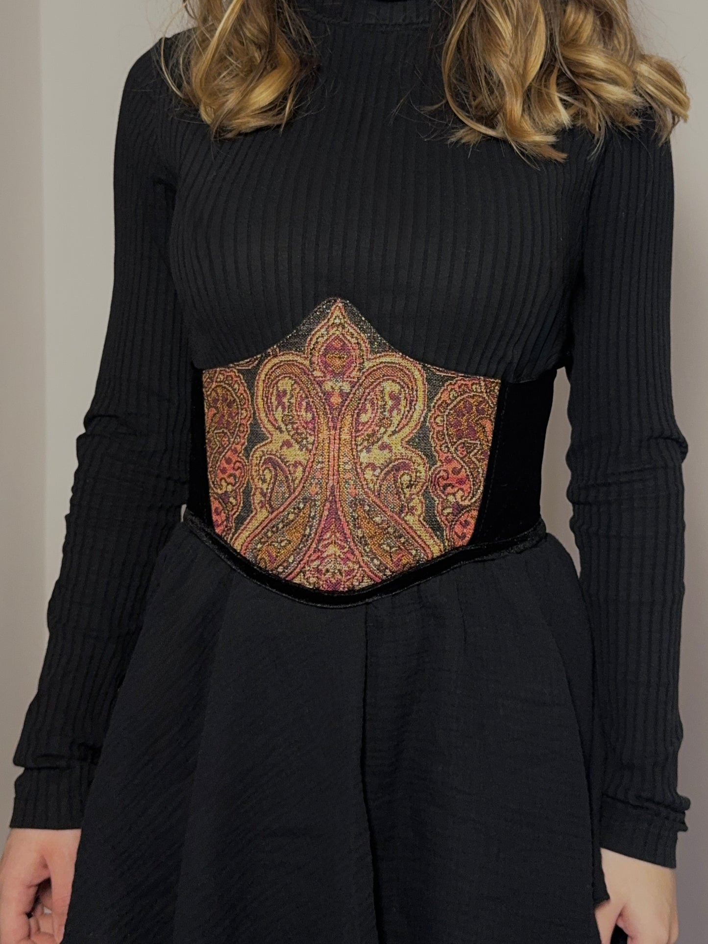 “Imperial Peony” Underbust Corset