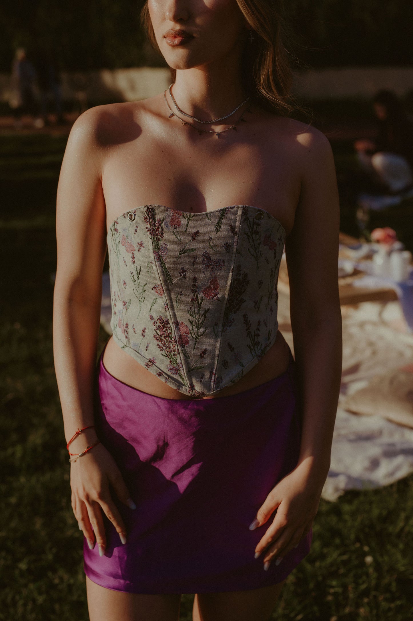 “Liliac Hour” Corset Top