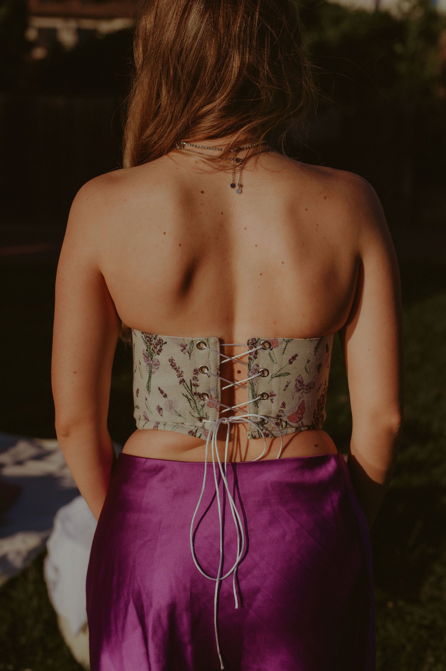 “Liliac Hour” Corset Top