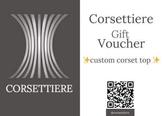 Corsettiere gift card - custom corset