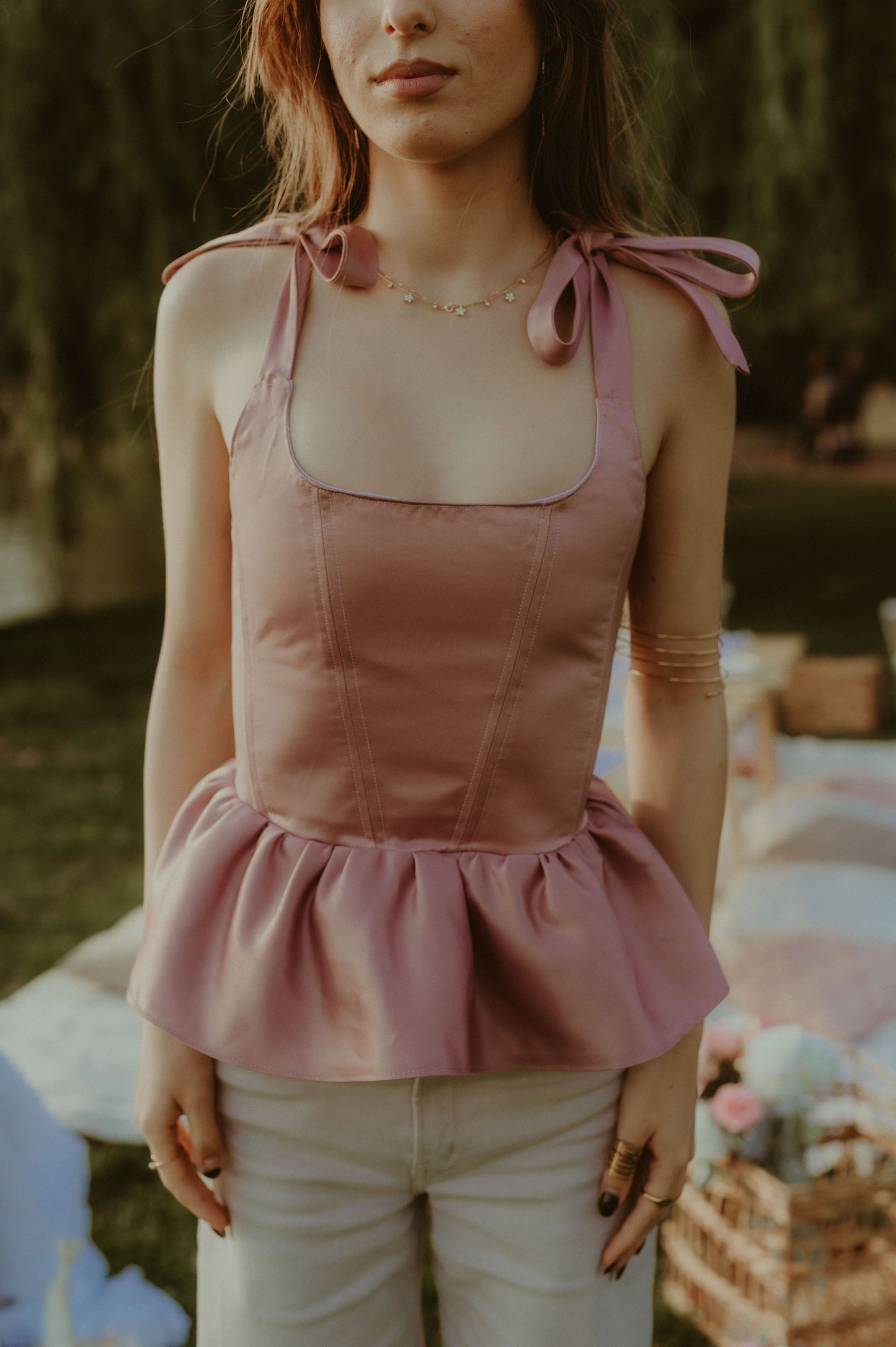 “Rosemilk” Corset Top