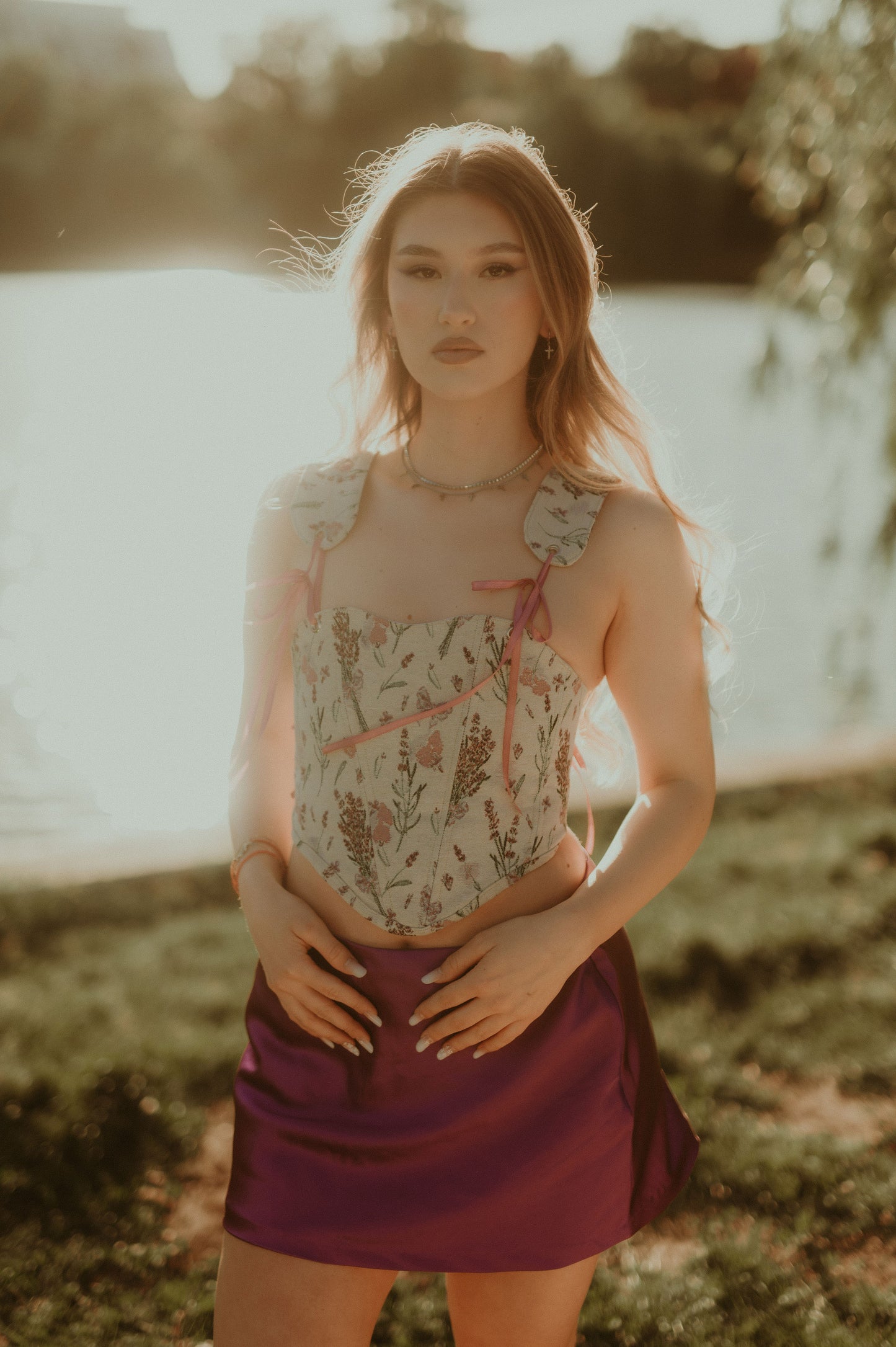 “Liliac Hour” Corset Top
