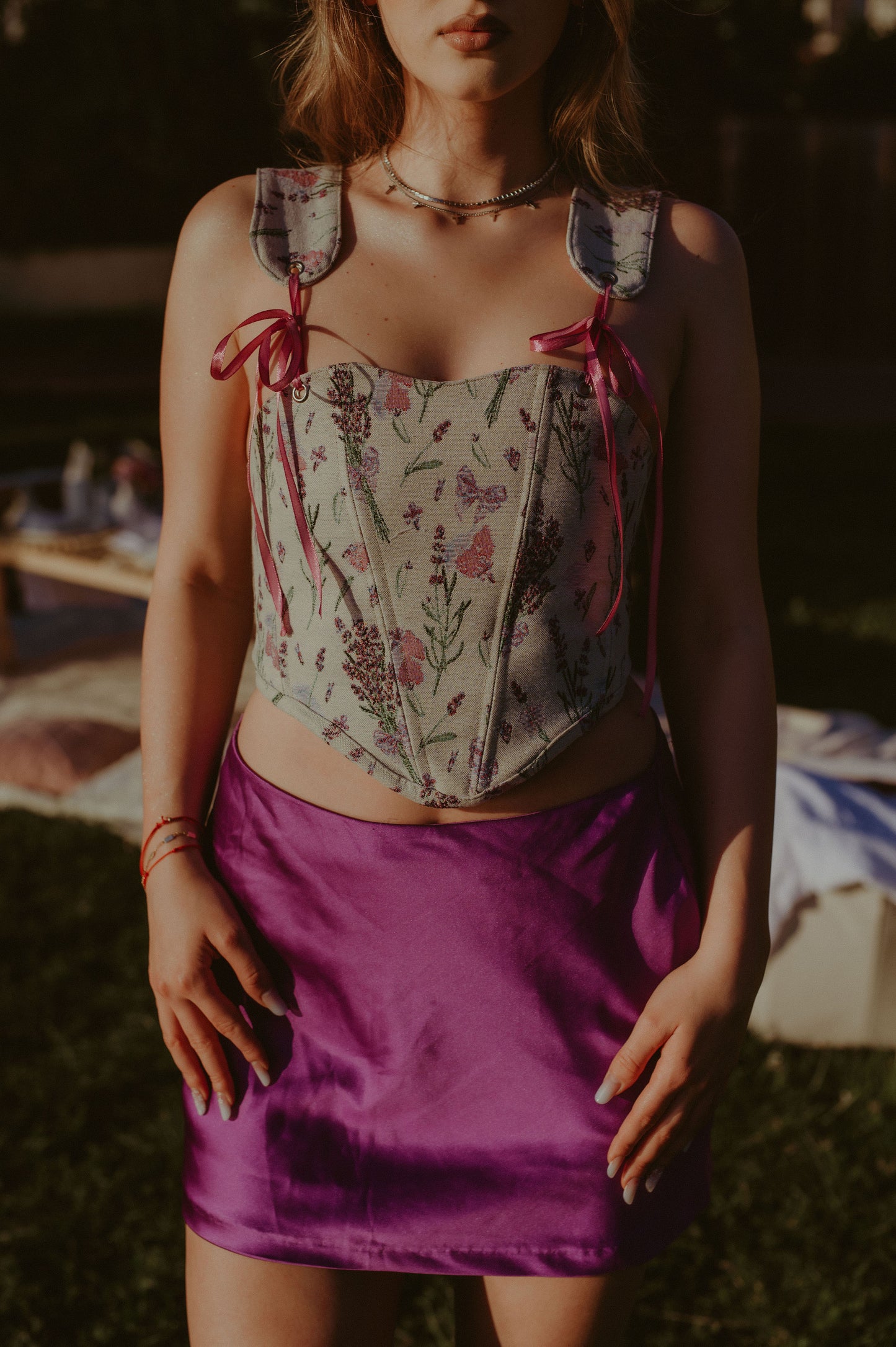 “Liliac Hour” Corset Top