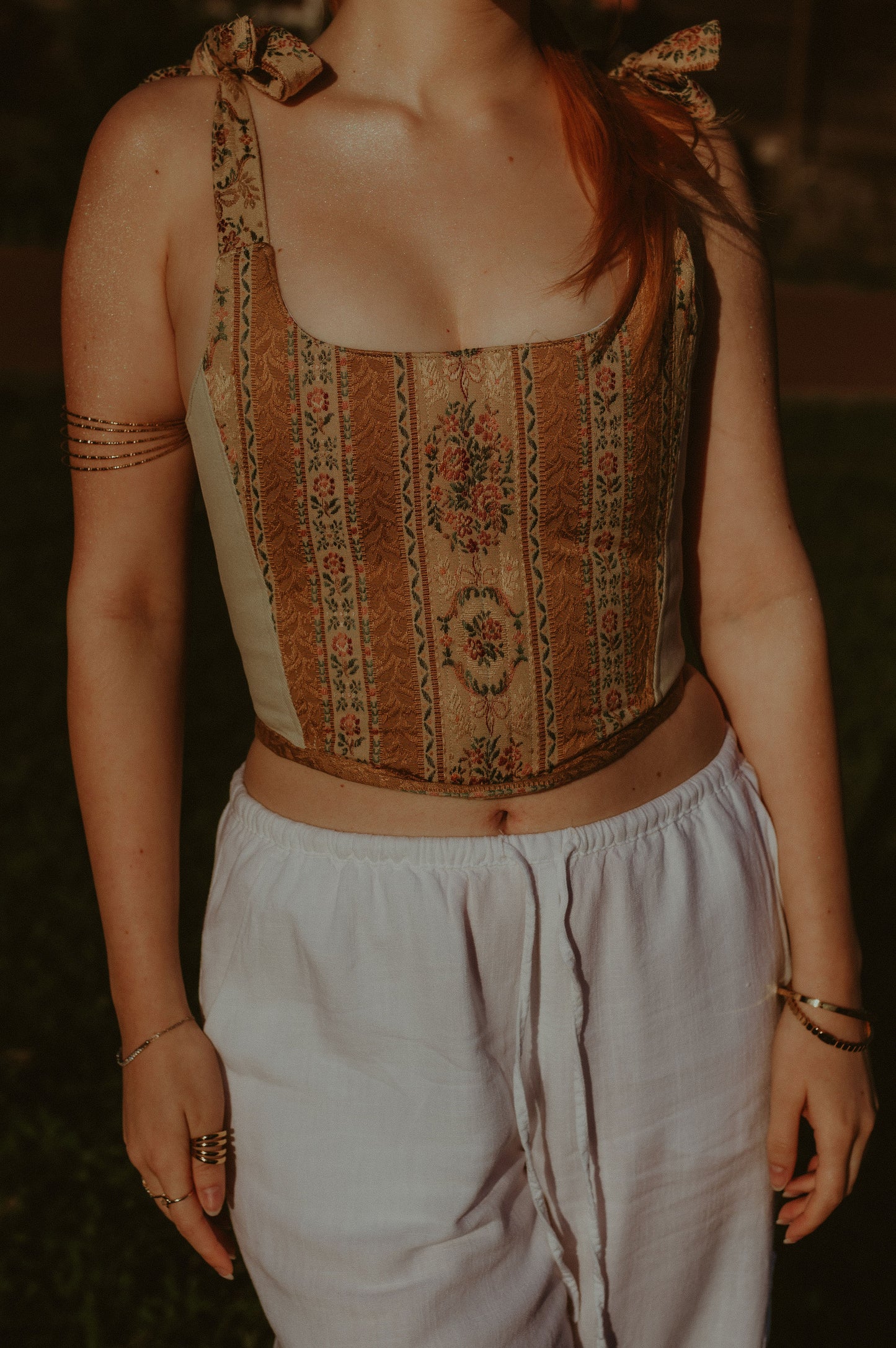 “Peach Meringue” Corset Top