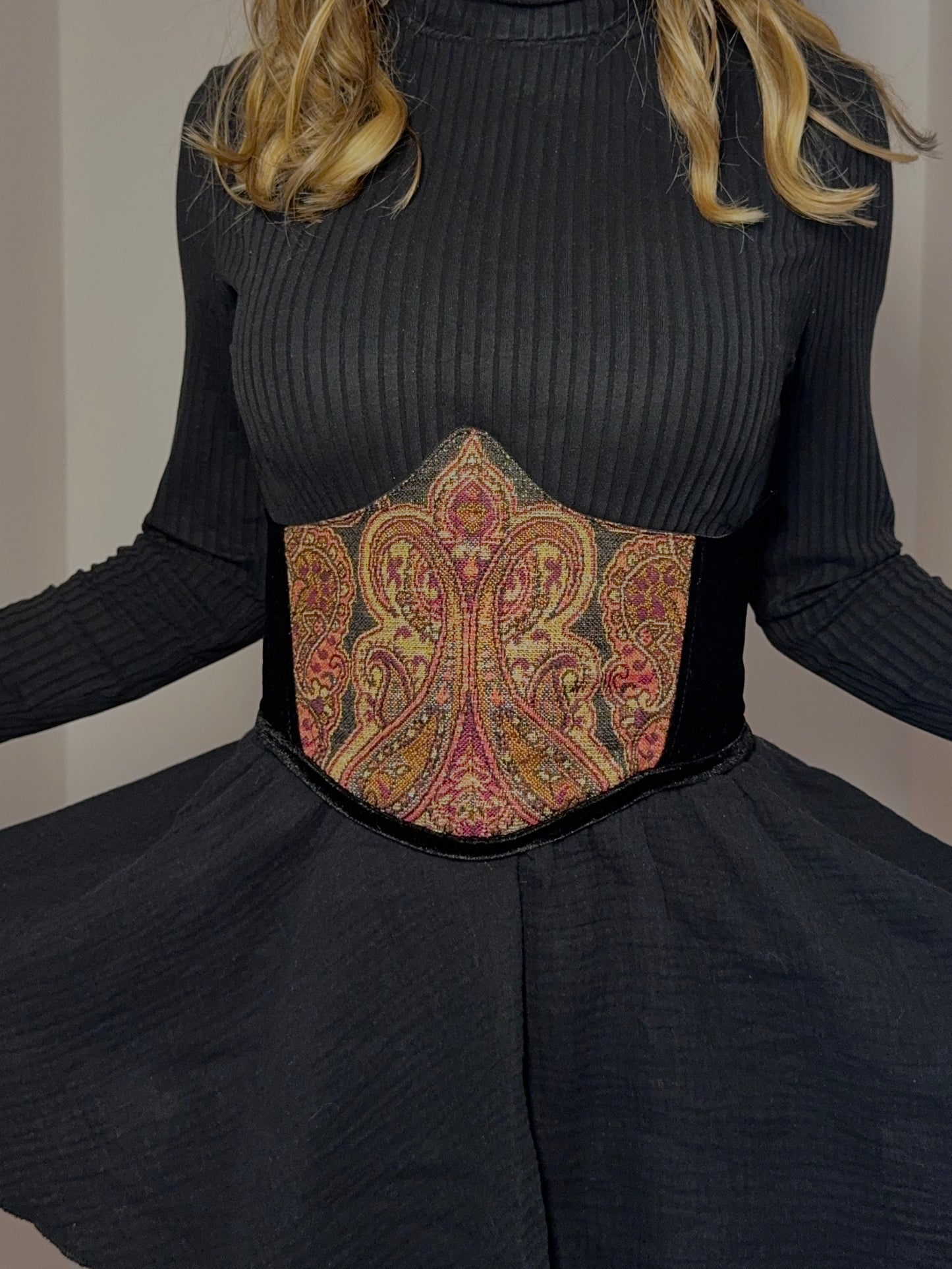 “Imperial Peony” Underbust Corset