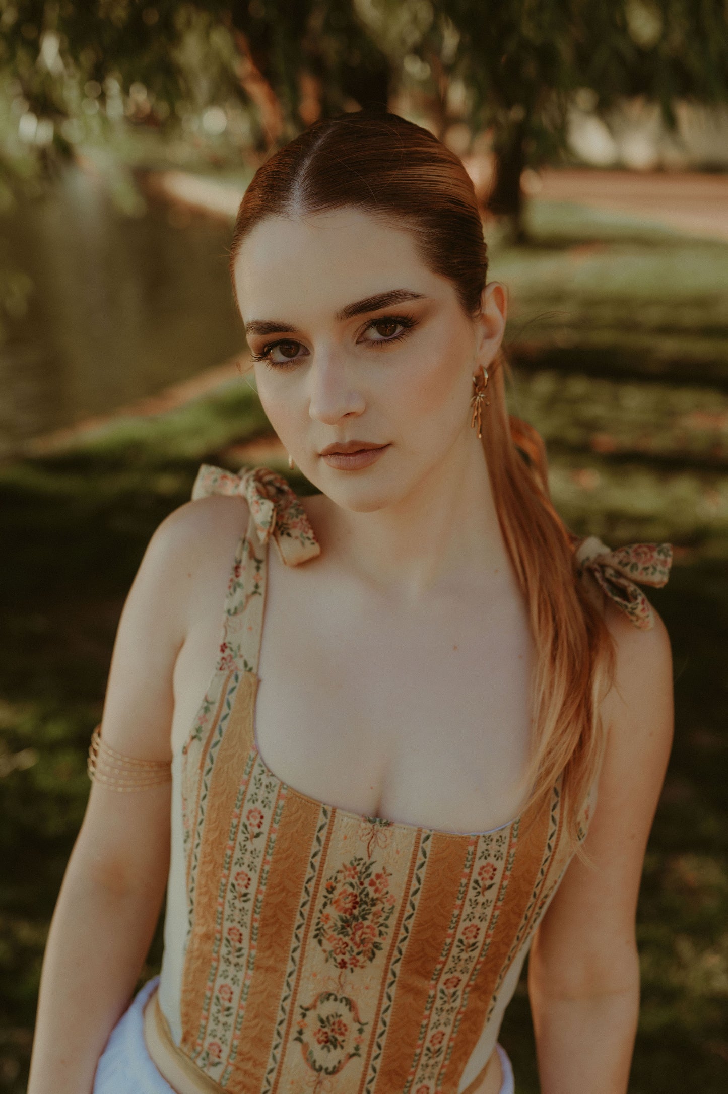 “Peach Meringue” Corset Top