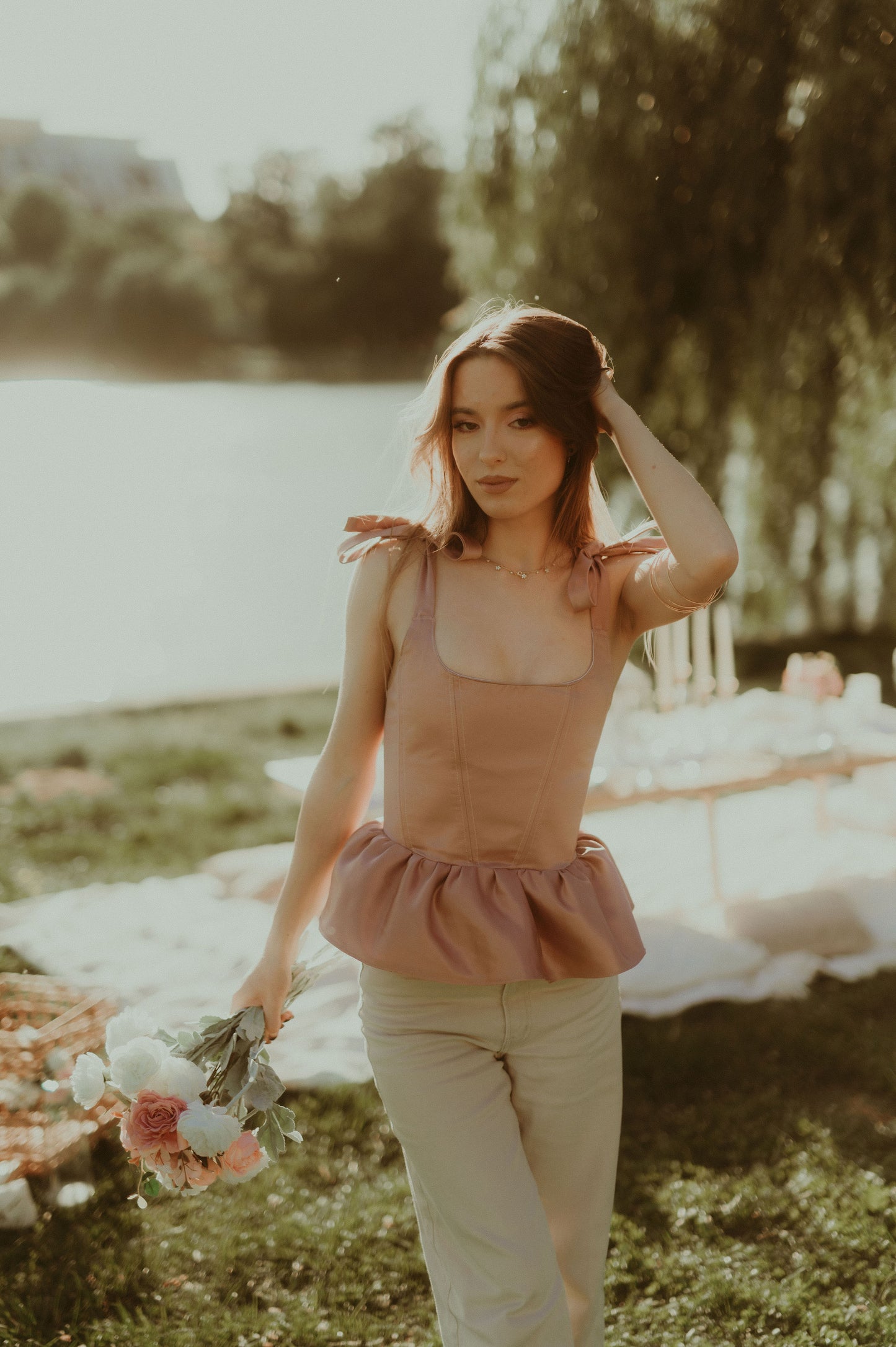 “Rosemilk” Corset Top