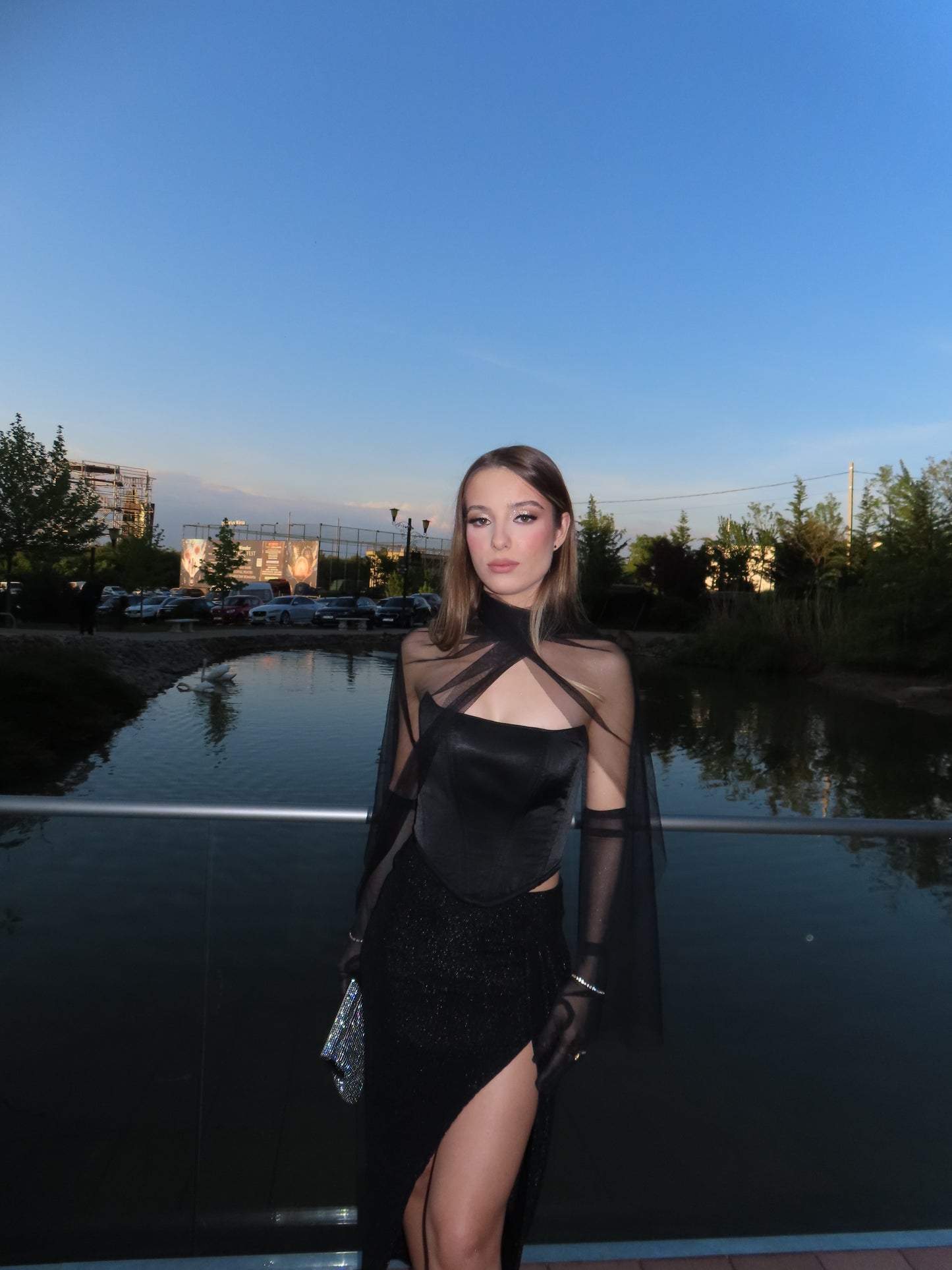 “Black Swan” Corset Top