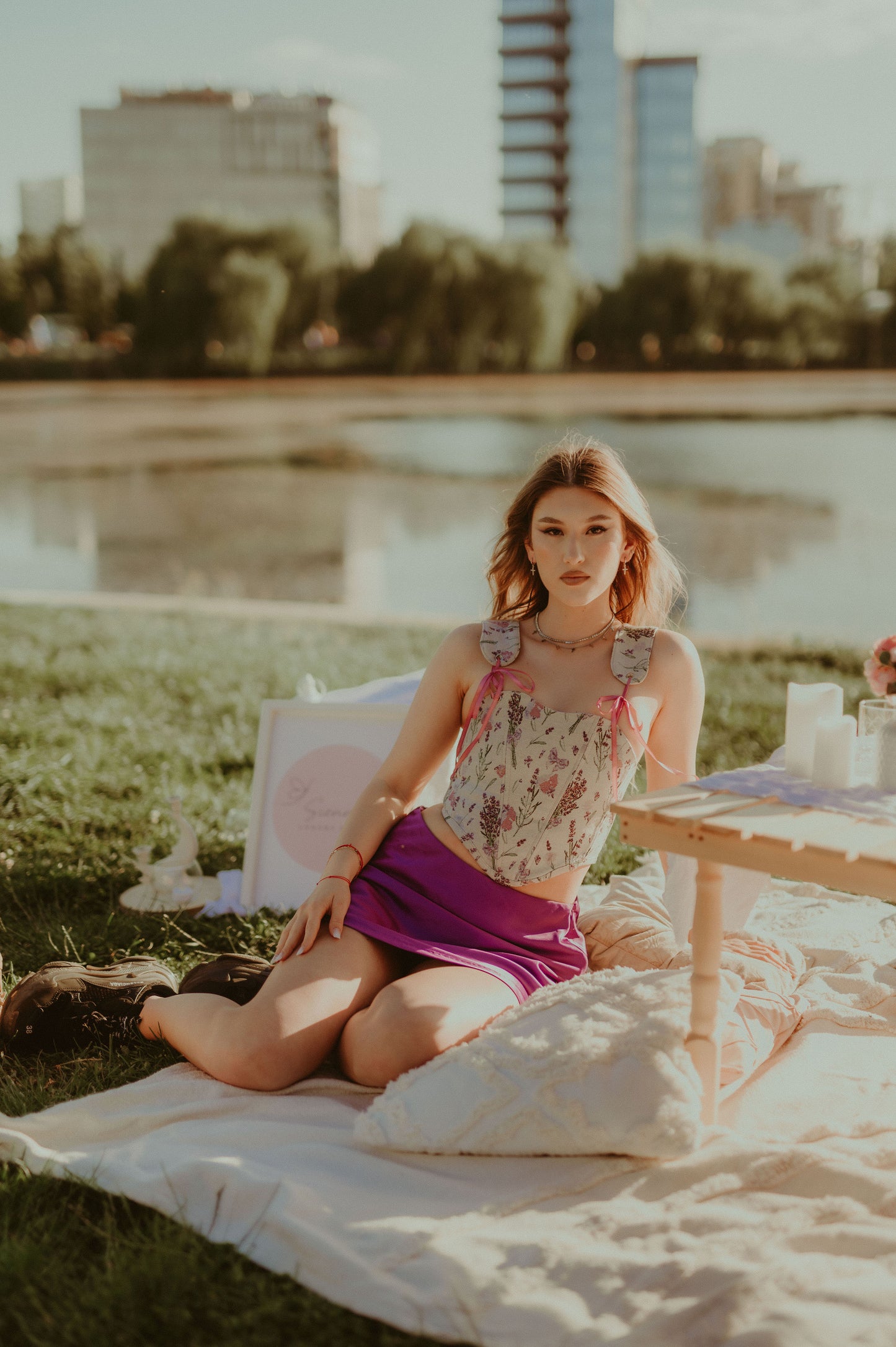 “Liliac Hour” Corset Top