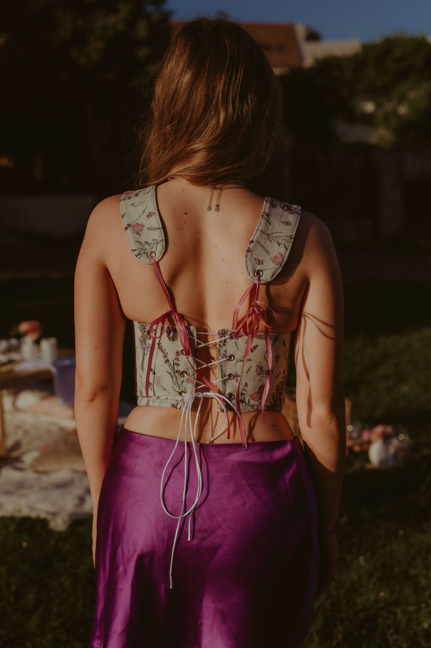 “Liliac Hour” Corset Top