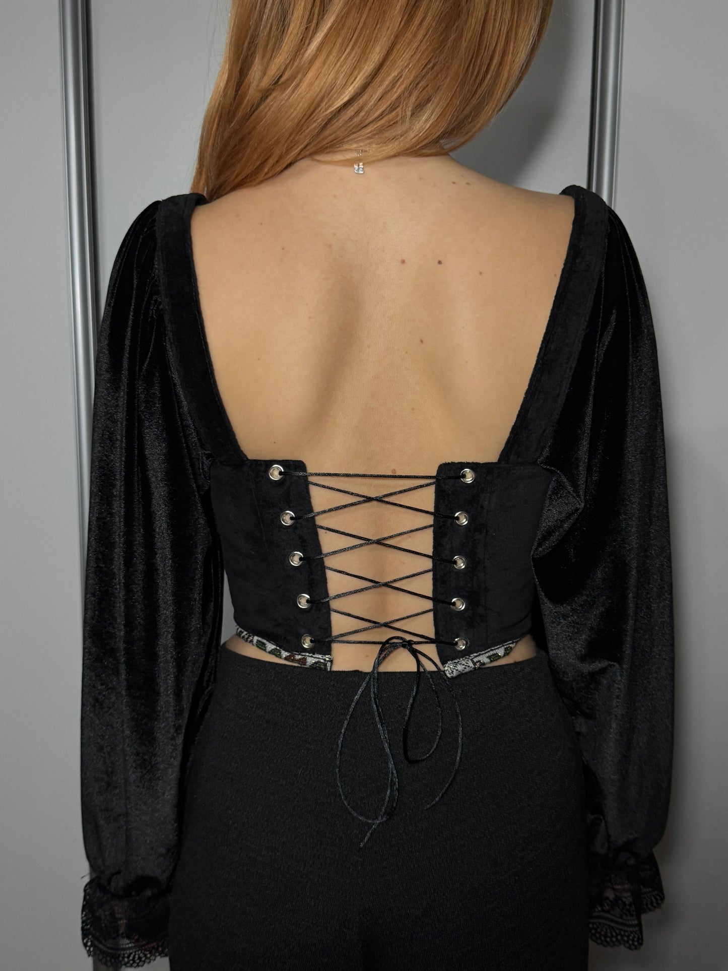 “Arabian Night 2.0” Corset Top with sleeves