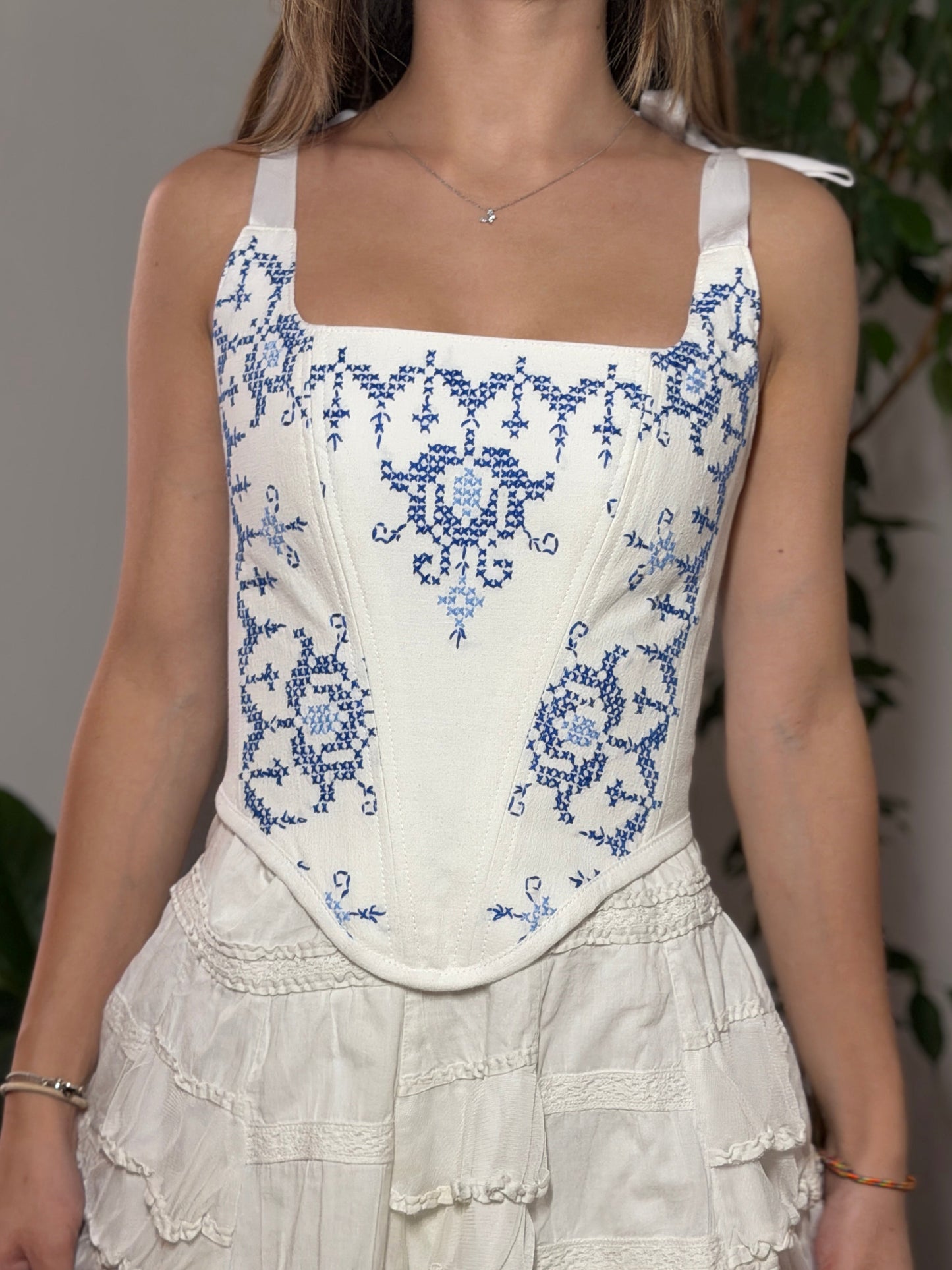 “Azure” Corset Top