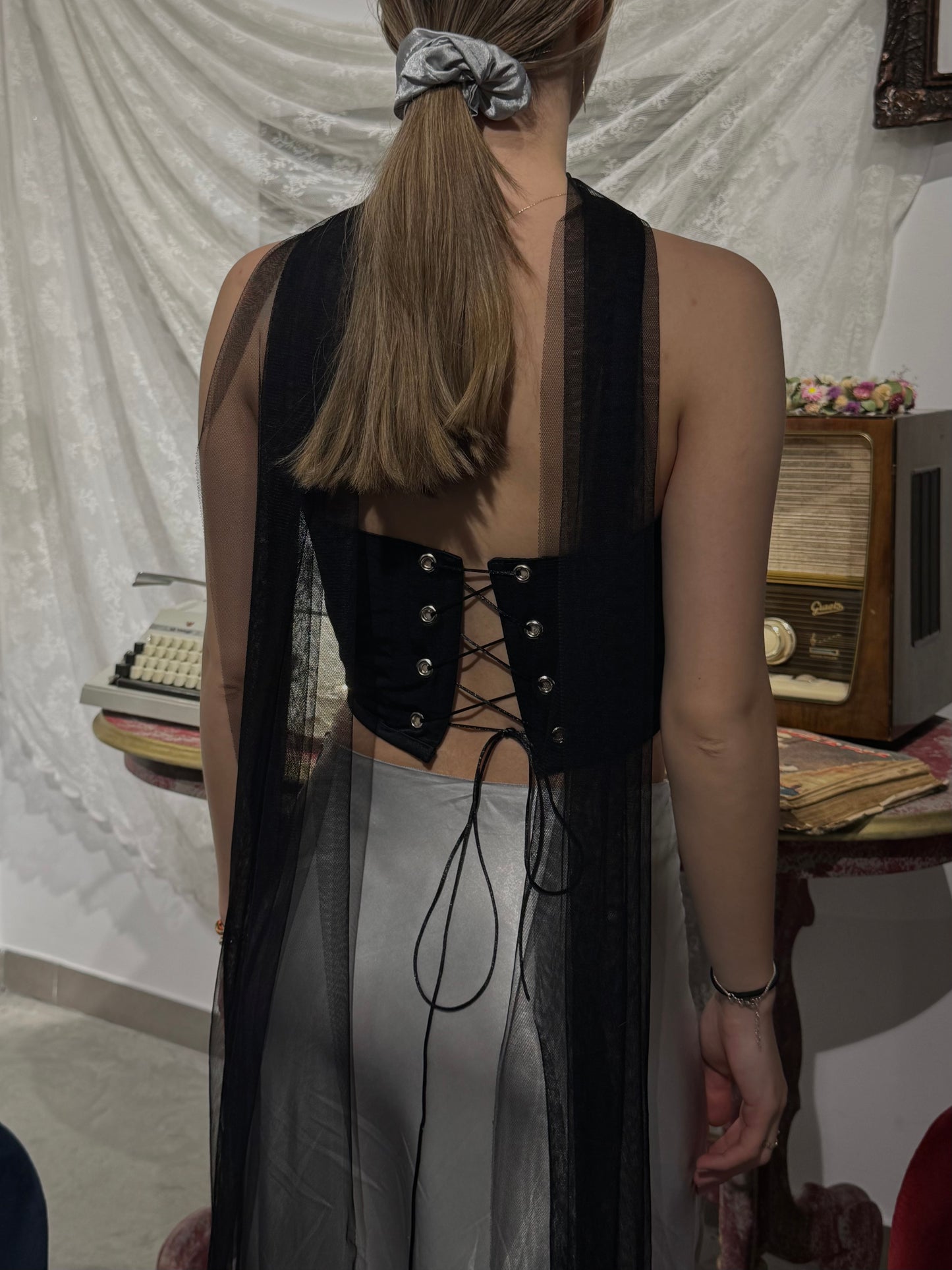 “Black Swan” Corset Top